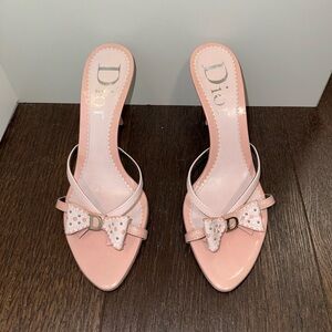 Pink Dior heels